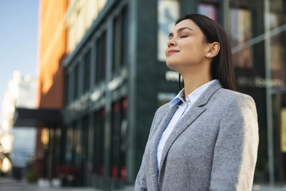 side-view-businesswoman-outdoors-city What are the Most Effective Treatments for Adderall Addiction?