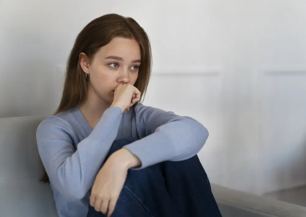 side-view-worried-woman-sitting-couch What Is the Most Addictive Drug?