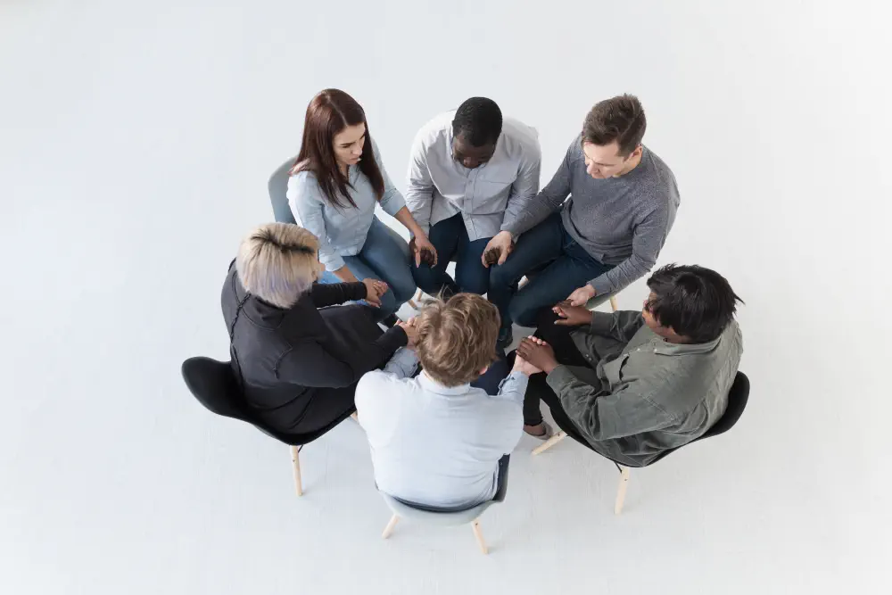 top-view-rehab-patients-standing-circle How Addictive is Ketamine? Unveiling the Hidden Dangers