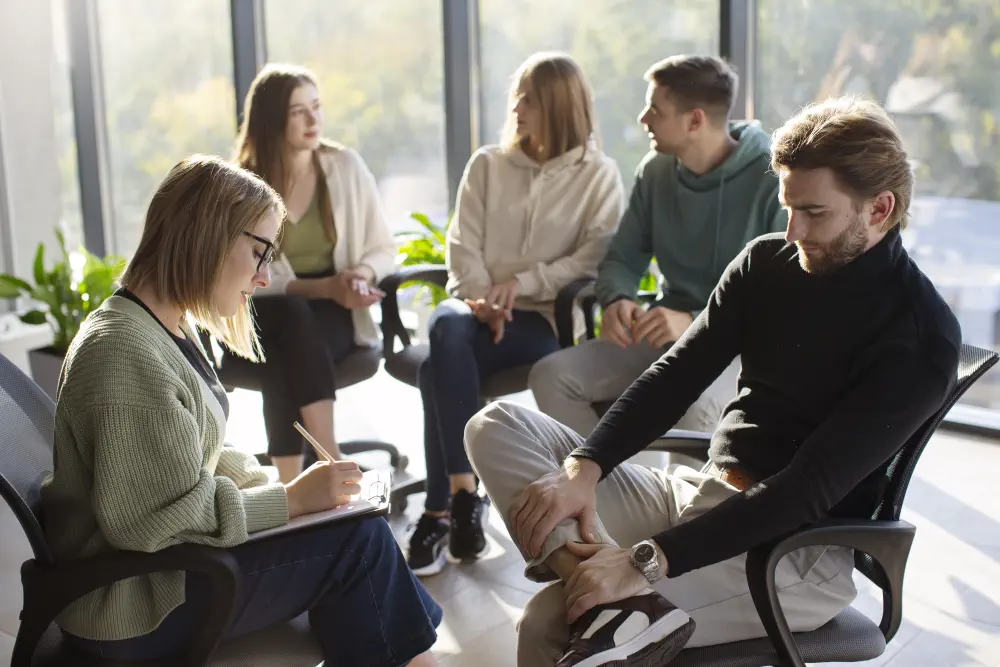 authentic-group-therapy-meeting-1 The Impact of 30 Days of No Alcohol on Liver Health